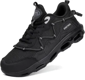 Steel Toe Sneakers for Men Women Composite Toe Safety Shoes Comfortable Lightweight Slip-Resistant Work Tennis Shoes for Construction Industrial Zapatos de Trabajo para Mujer Hombres