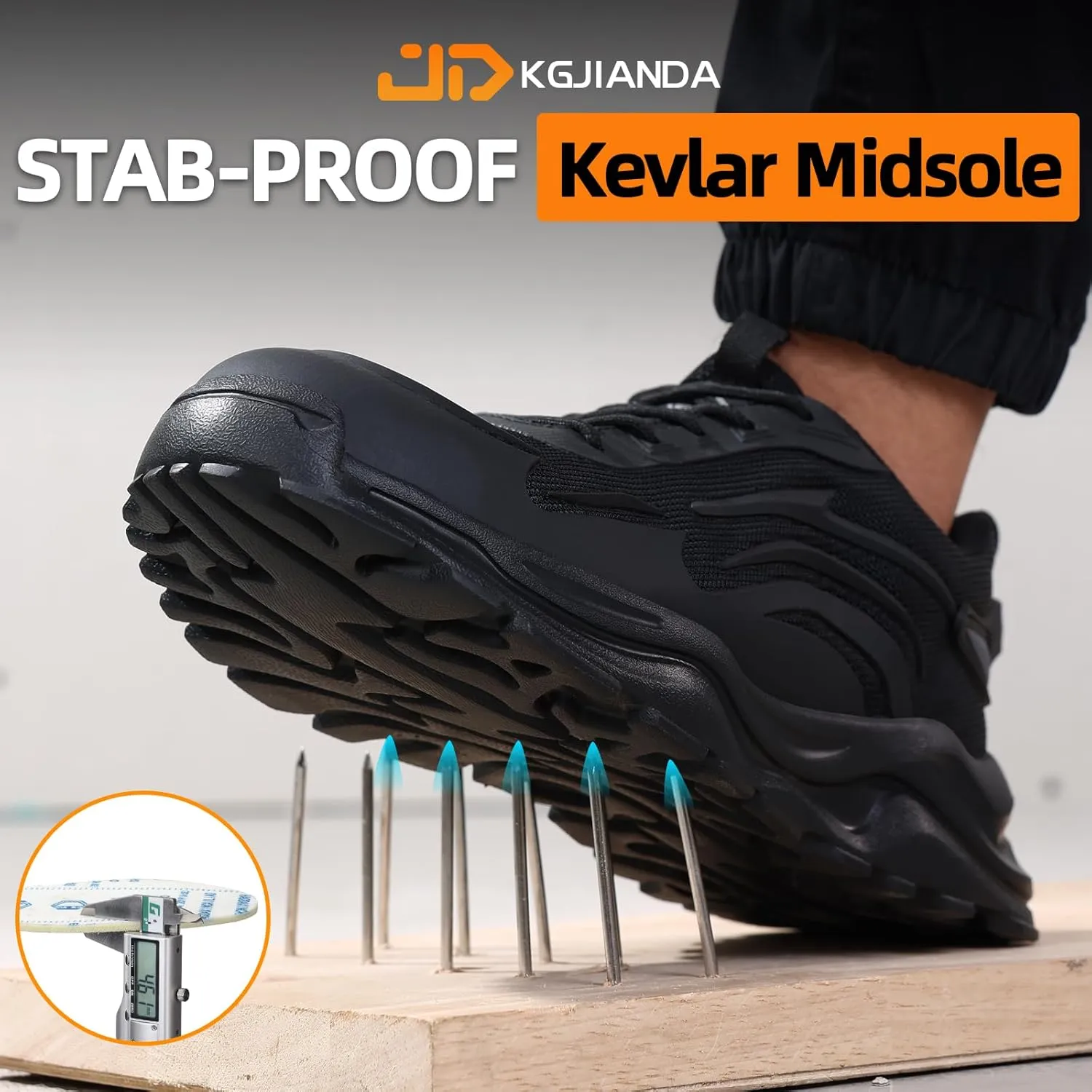 Steel Toe Tennis Shoes for Men Steel Toe Shoes for Men Women Lightweight Work Sneakers Comfortable Construction Safety Sneakers Indestructible Work Shoe Puncture Proof Tennis Shoe