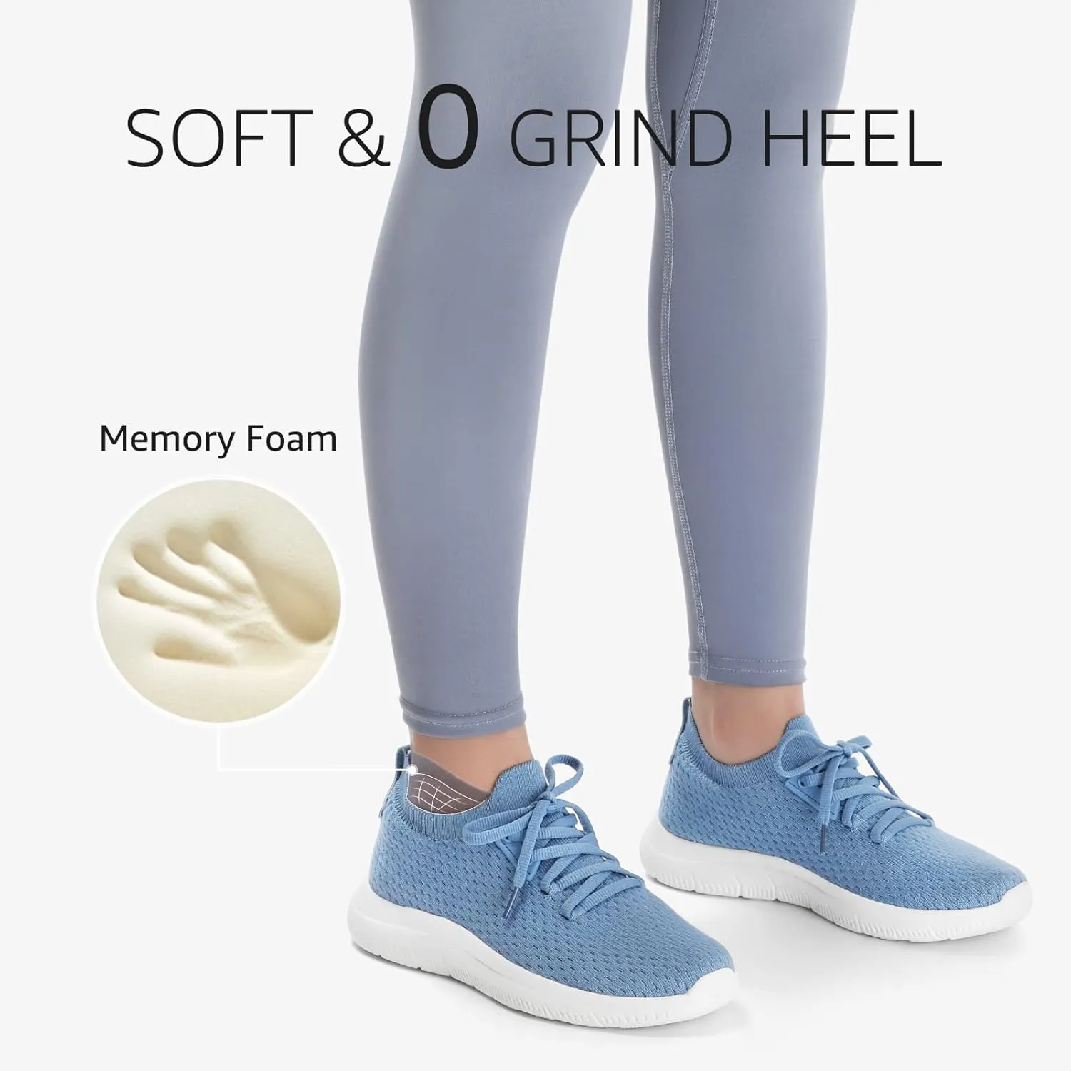 STQ Tennis Shoes Womens Slip on Walking Sneakers for Gym Workout