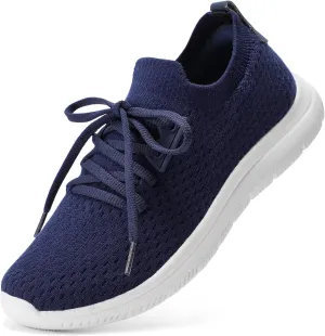 STQ Tennis Shoes Womens Slip on Walking Sneakers for Gym Workout