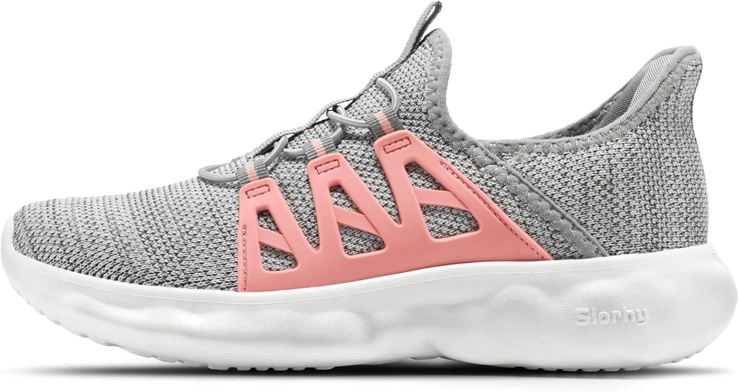STQ Womens Walking Shoes Orthopedic Slip on Sneakers with Plantar Fasciitis