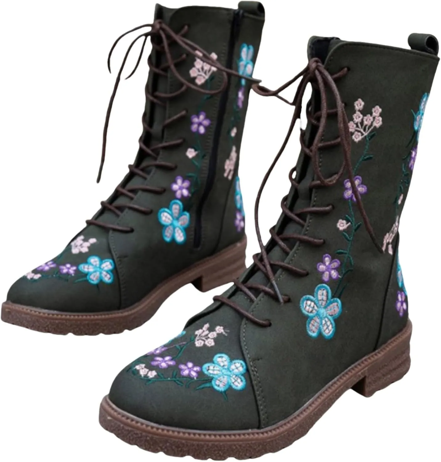 Suede over The Knee Boots for Women Wide Calf Boots Both Fashionable And Warm Womens Boots Mid Calf High Heel