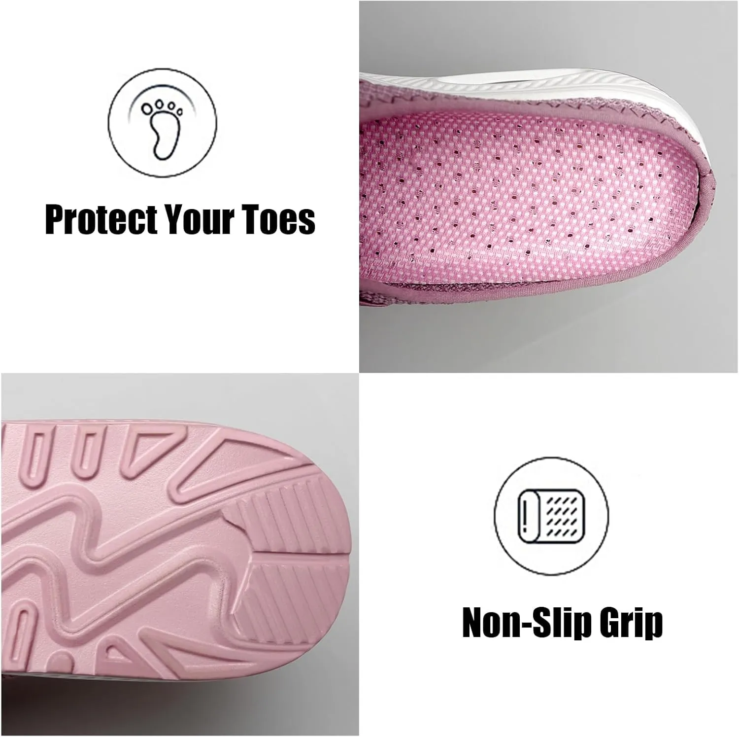 Summer cool breathable women's slippers Diabetic Air-Cushion Slip-On Walking Shoes, Orthopedic Slippers, with Arch-Support for Women Mesh Air Cushion Orthopedic Diabetic Sandals Closed Toe Slides
