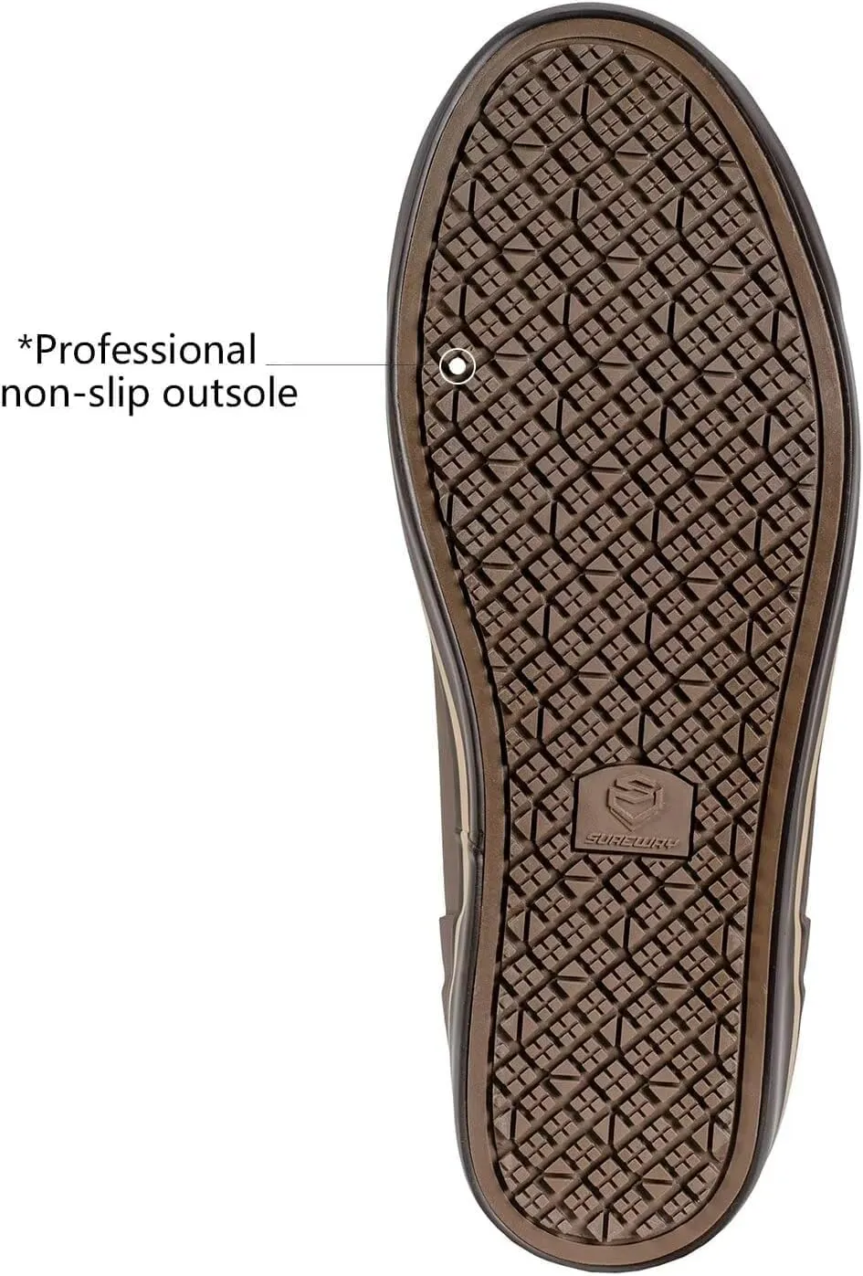 SUREWAY Men's Ankle Fishing Deck Boots for Men-Waterproof,Professional Non-Slip Soles for Wet Slippery Surface,Neoprene Rubber Rain Boot/Shoes for Hunting Boating Gardening