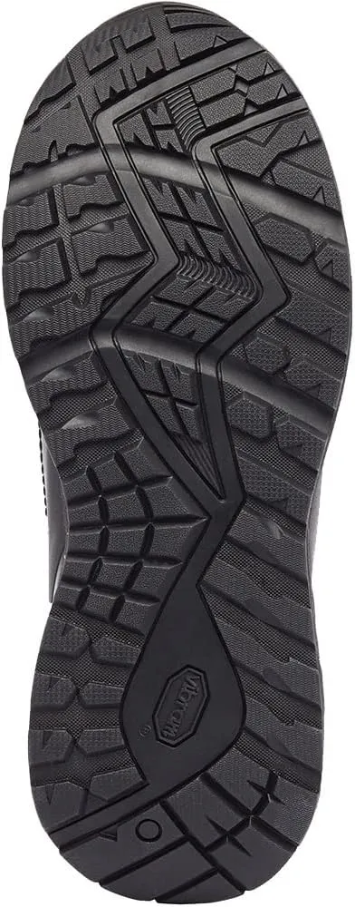 Tactical Research MAXX 8Z 8” Ultra-Cushioned Maximalist Black Tactical Boots for Men with Zipper - Designed for Police, EMS, and Security with Slip-Resistant Vibram Outsole