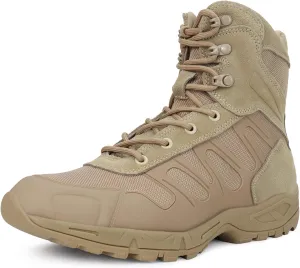 Tactical Work Boots For Men, Lightweight Military Combat Boots, Breathable Duty Boots Jungle Boots Desert Boots