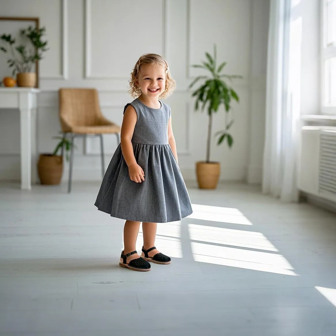 THEE BRON Girls Sandals Toddler Summer Dress Shoes