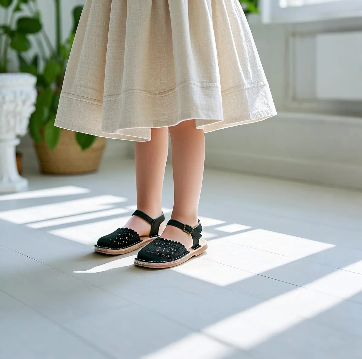 THEE BRON Girls Sandals Toddler Summer Dress Shoes