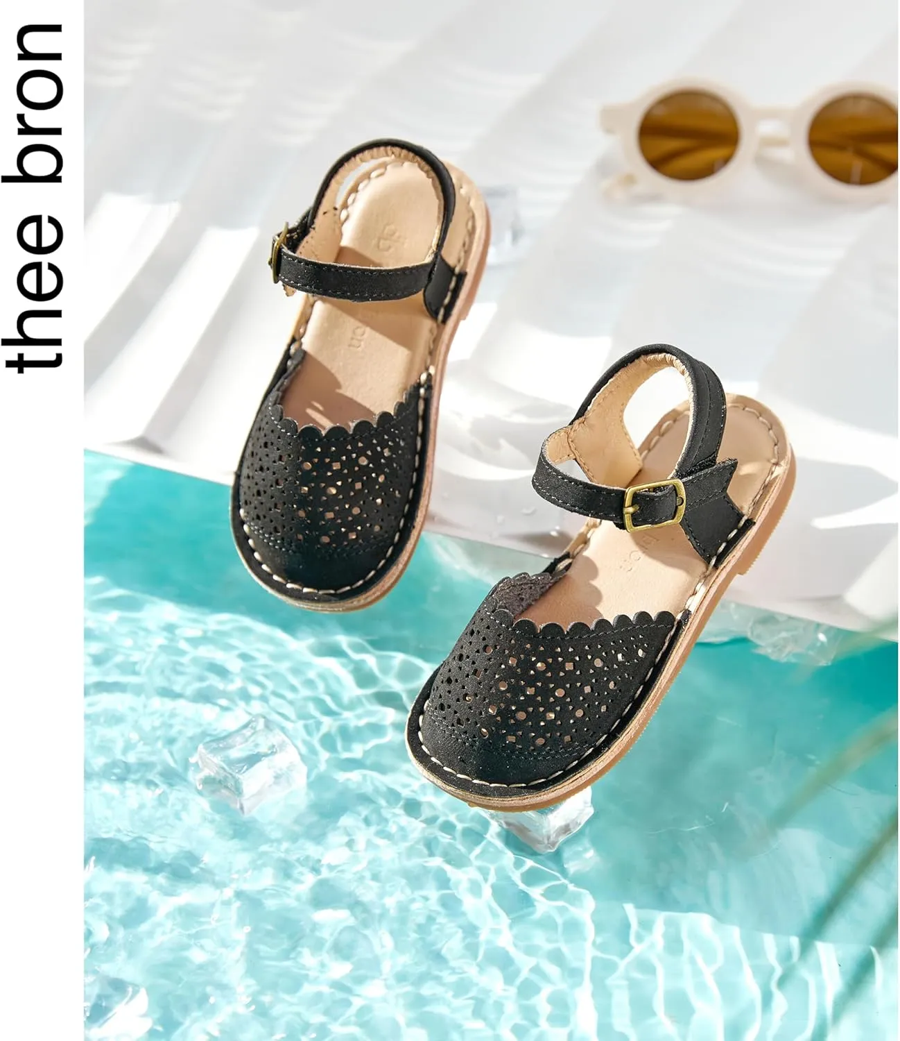 THEE BRON Girls Sandals Toddler Summer Dress Shoes