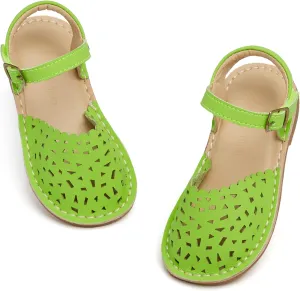 THEE BRON Girls Sandals Toddler Summer Dress Shoes