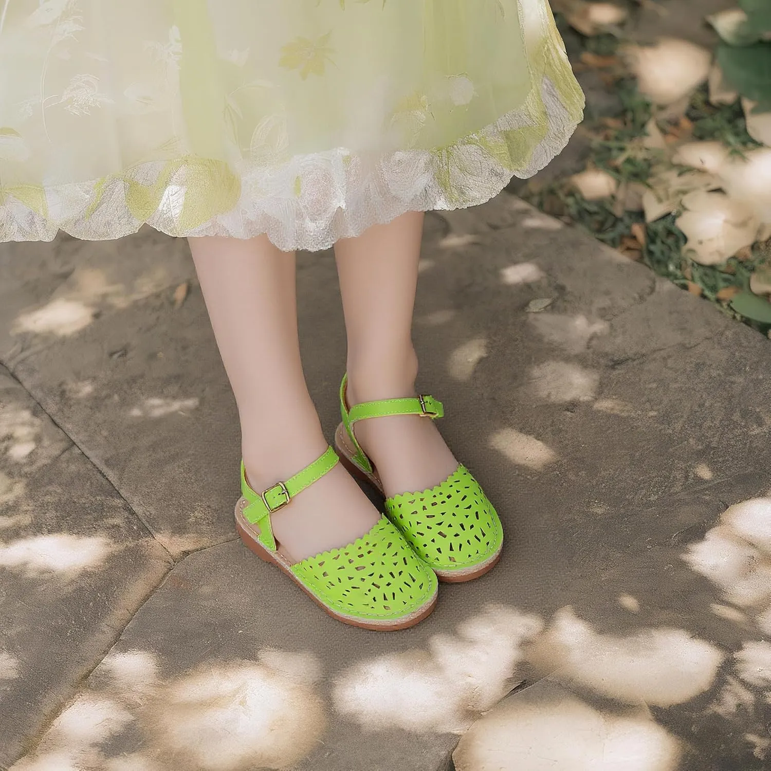 THEE BRON Girls Sandals Toddler Summer Dress Shoes