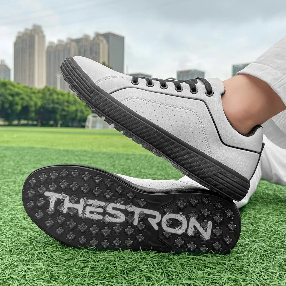 THESTRON Men's Golf Shoes Comfortable Non Slip Men Casual Sport Shoes for Golfing Lightweight Golf Sneakers