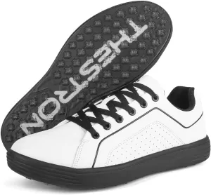 THESTRON Men's Golf Shoes Comfortable Non Slip Men Casual Sport Shoes for Golfing Lightweight Golf Sneakers