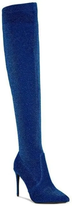 Tigerlily High Heel Knitted Long Boots