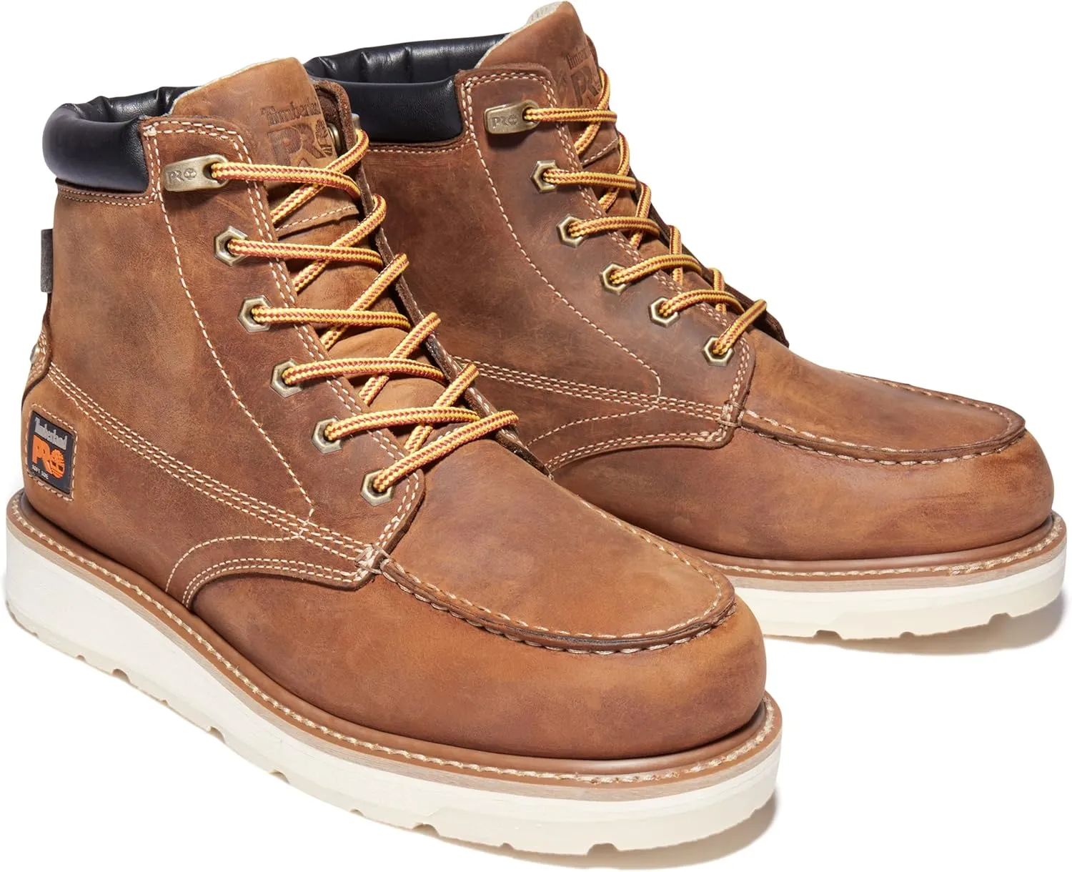 Timberland PRO mens Gridworks 6 Inch Soft Toe Waterproof Industrial Wedge Work Boot