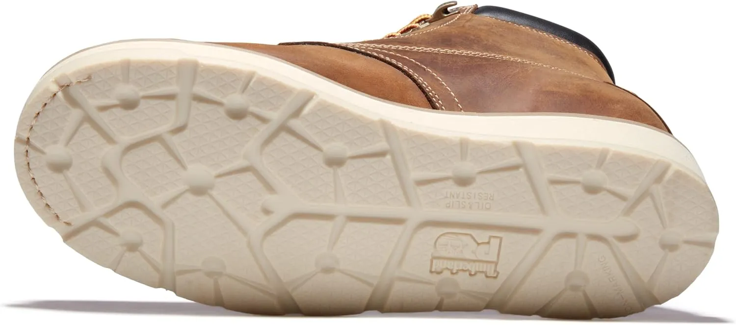 Timberland PRO mens Gridworks 6 Inch Soft Toe Waterproof Industrial Wedge Work Boot
