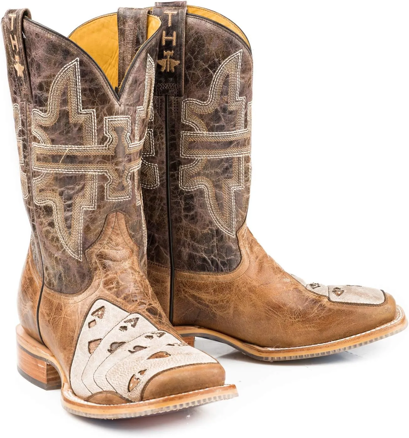 Tin Haul Western Boots Mens High Roller Brown 14-020-0007-0360 BR