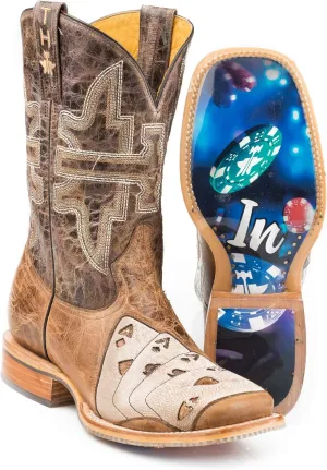 Tin Haul Western Boots Mens High Roller Brown 14-020-0007-0360 BR