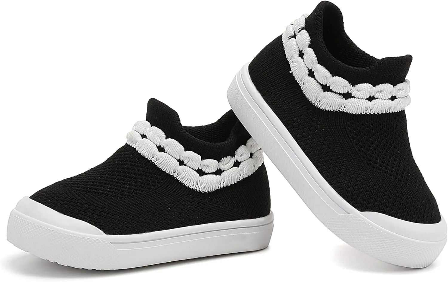 Tiny Explorings Sock Shoes | Anti-Slip Rubber Sole Baby Walking Socks | Soft-Soled First Walkers for Boys & Girls | Breathable Infant Home & Outdoor Shoes