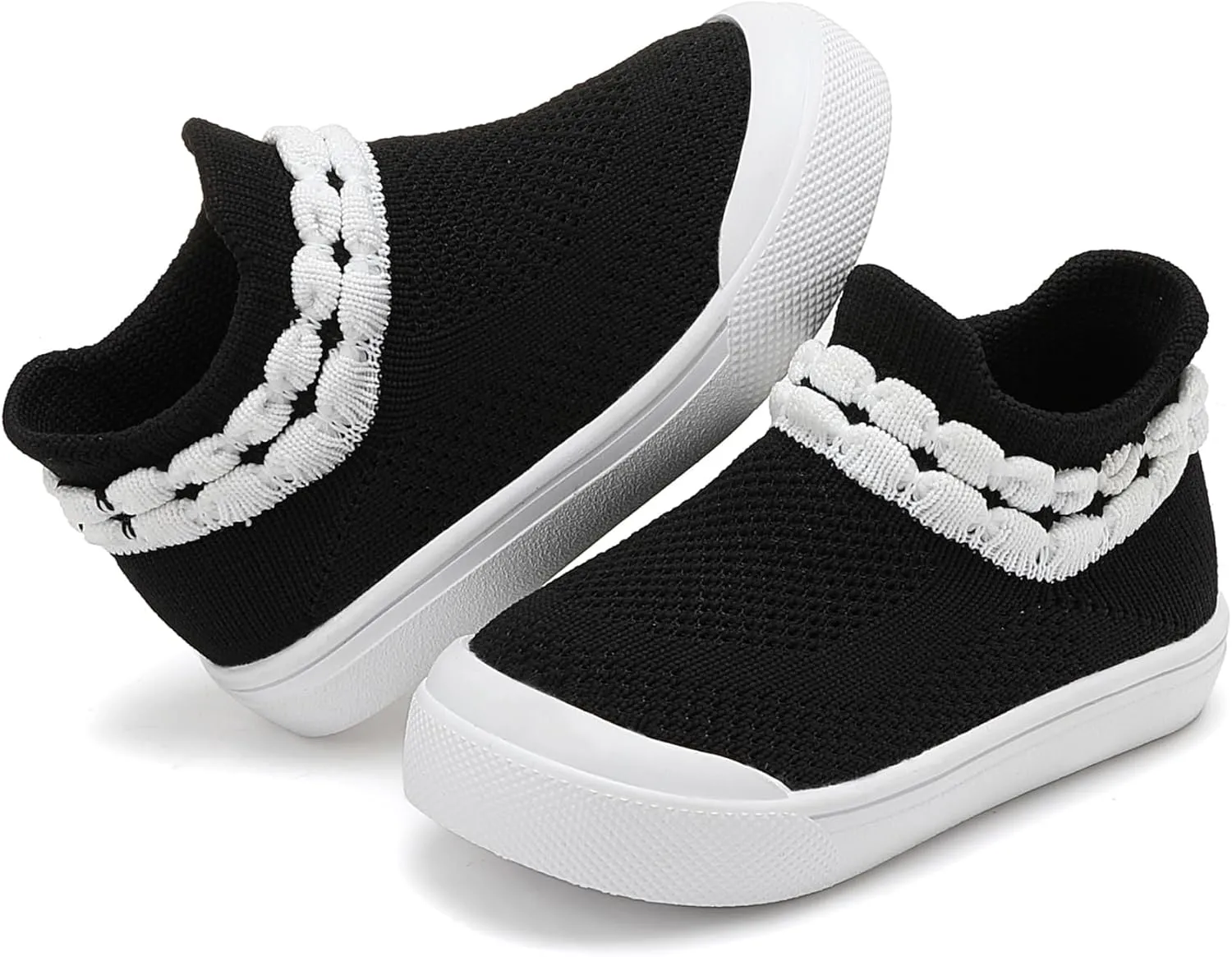 Tiny Explorings Sock Shoes | Anti-Slip Rubber Sole Baby Walking Socks | Soft-Soled First Walkers for Boys & Girls | Breathable Infant Home & Outdoor Shoes