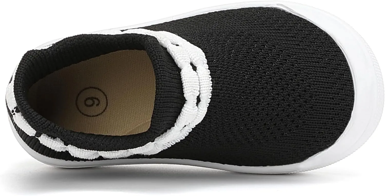 Tiny Explorings Sock Shoes | Anti-Slip Rubber Sole Baby Walking Socks | Soft-Soled First Walkers for Boys & Girls | Breathable Infant Home & Outdoor Shoes
