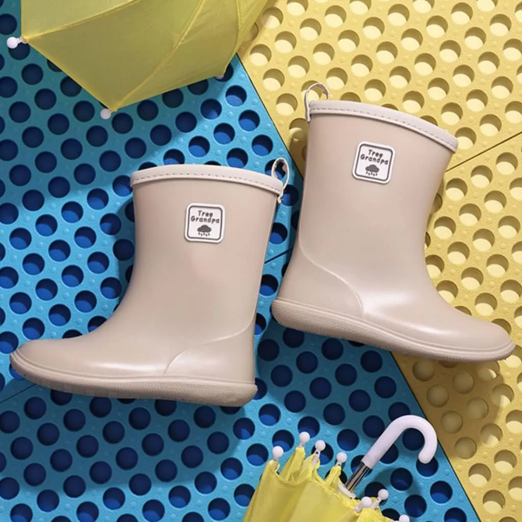 Toddler Rain Boots Baby Rain Boots Short rain Boots for Toddler Easy-on Lightweight and Waterproof