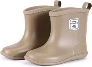 Toddler Rain Boots Baby Rain Boots Short rain Boots for Toddler Easy-on Lightweight and Waterproof