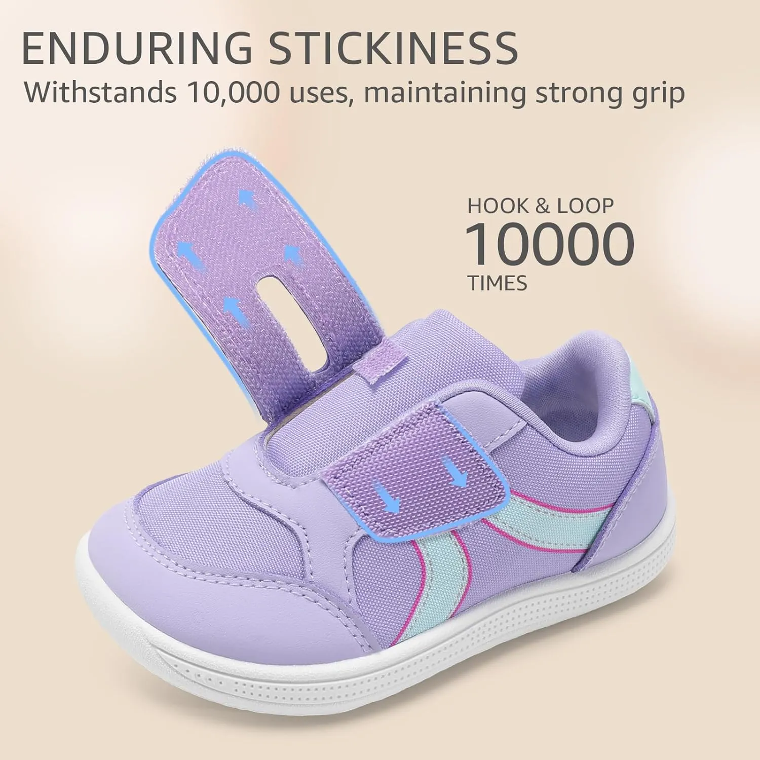 Toddler Wide Toe Box Barefoot Shoes Boys Girls Sneakers Kids Tennis Shoes Preschool Non Slip Lightweight Comfortable First Walking Shoes Running Outdoor Activities
