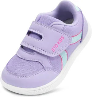 Toddler Wide Toe Box Barefoot Shoes Boys Girls Sneakers Kids Tennis Shoes Preschool Non Slip Lightweight Comfortable First Walking Shoes Running Outdoor Activities