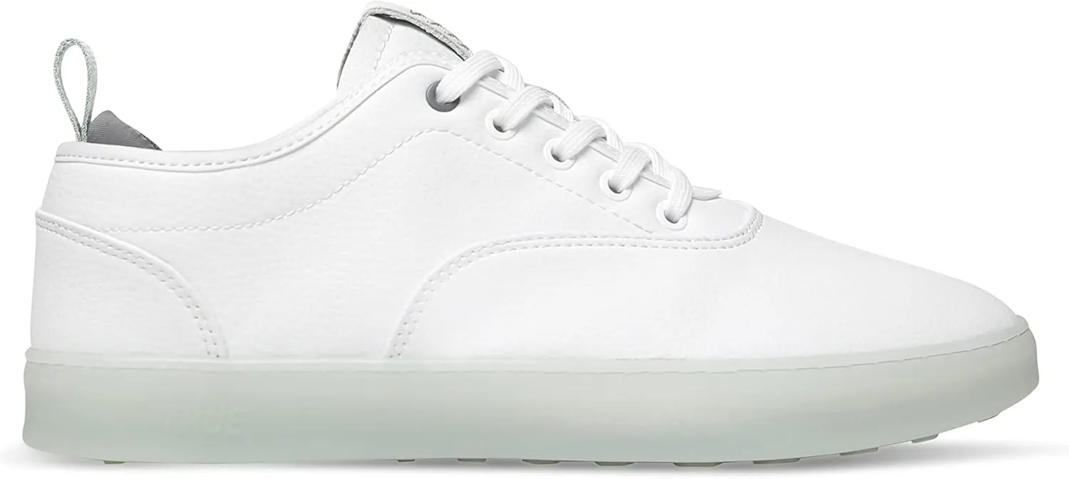 TRUE Linkswear FS-01 Women's Sneakers - Weather Resistant, Eco-Genuine Leather, Classic Style for All-Day Wear, Black