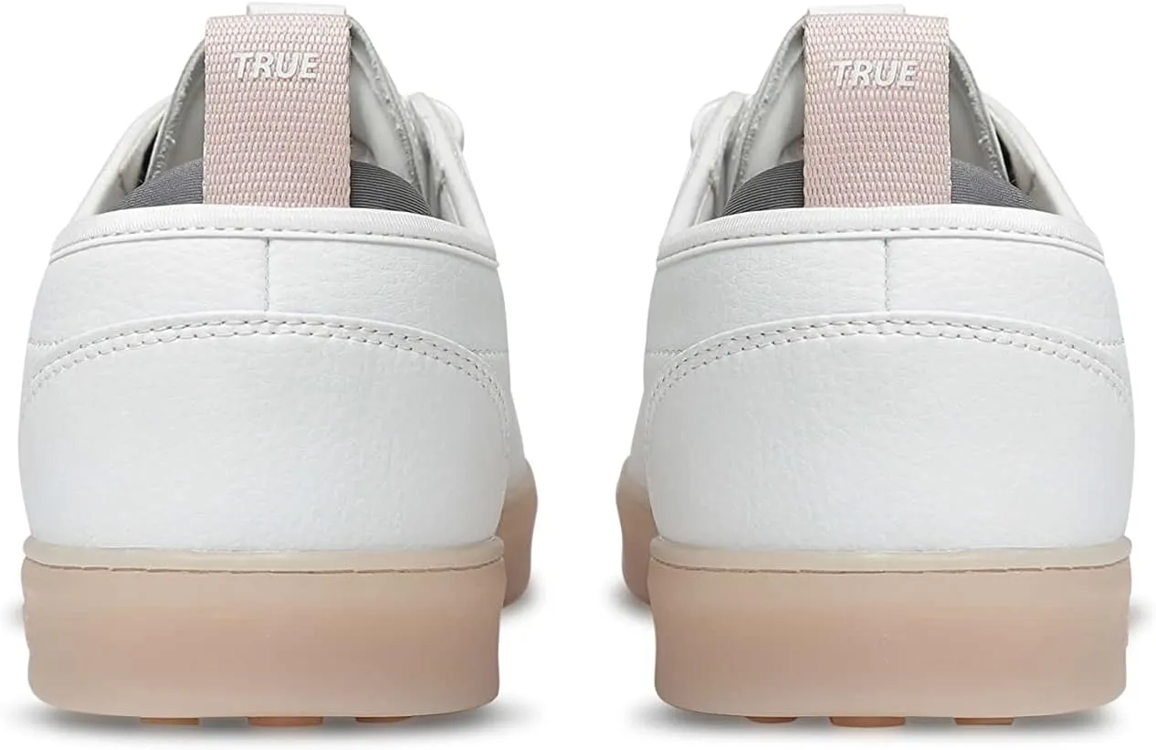 TRUE Linkswear FS-01 Women's Sneakers - Weather Resistant, Eco-Genuine Leather, Classic Style for All-Day Wear, Black