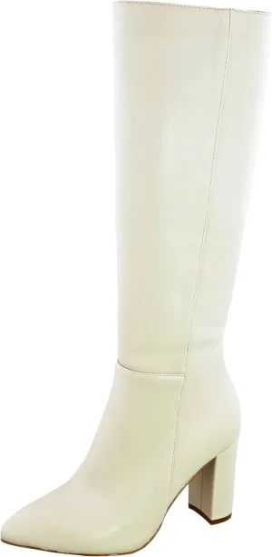 TruFox Womens Classic Tall Knee High Block Heel Fashion Boots