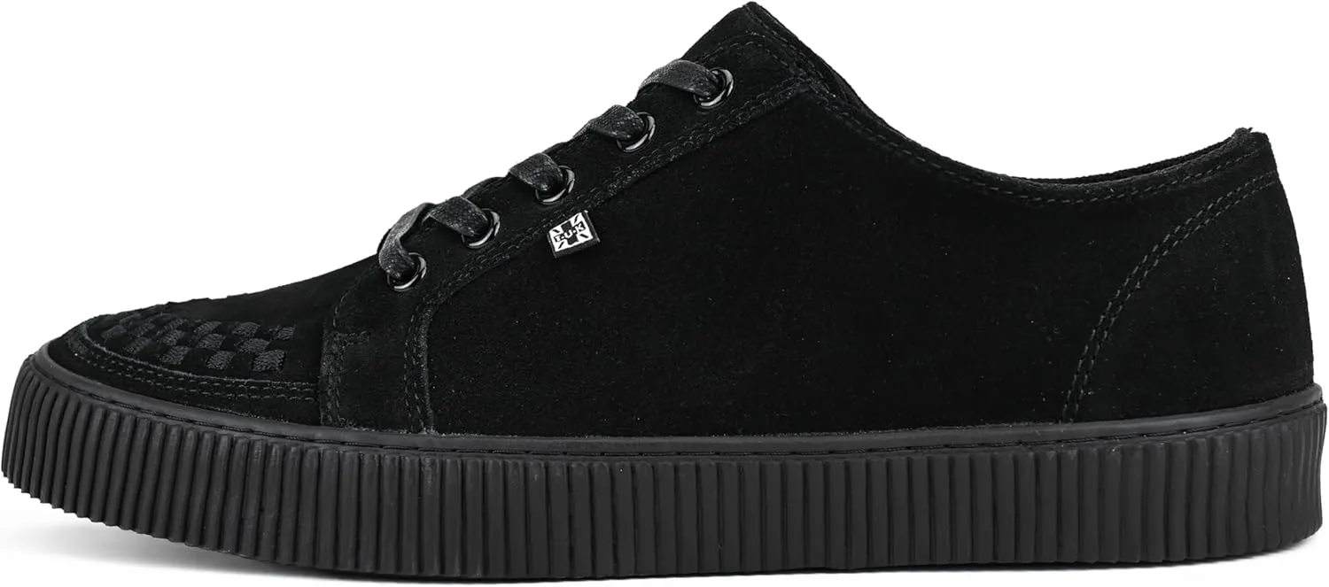 T.U.K. Ribbed Sole Sneaker - Creeper Style Sneakers for Men and Women - Leather and Suede Sneakers - Lace-up Shoes - Punk Skate Rock Style Sneakers