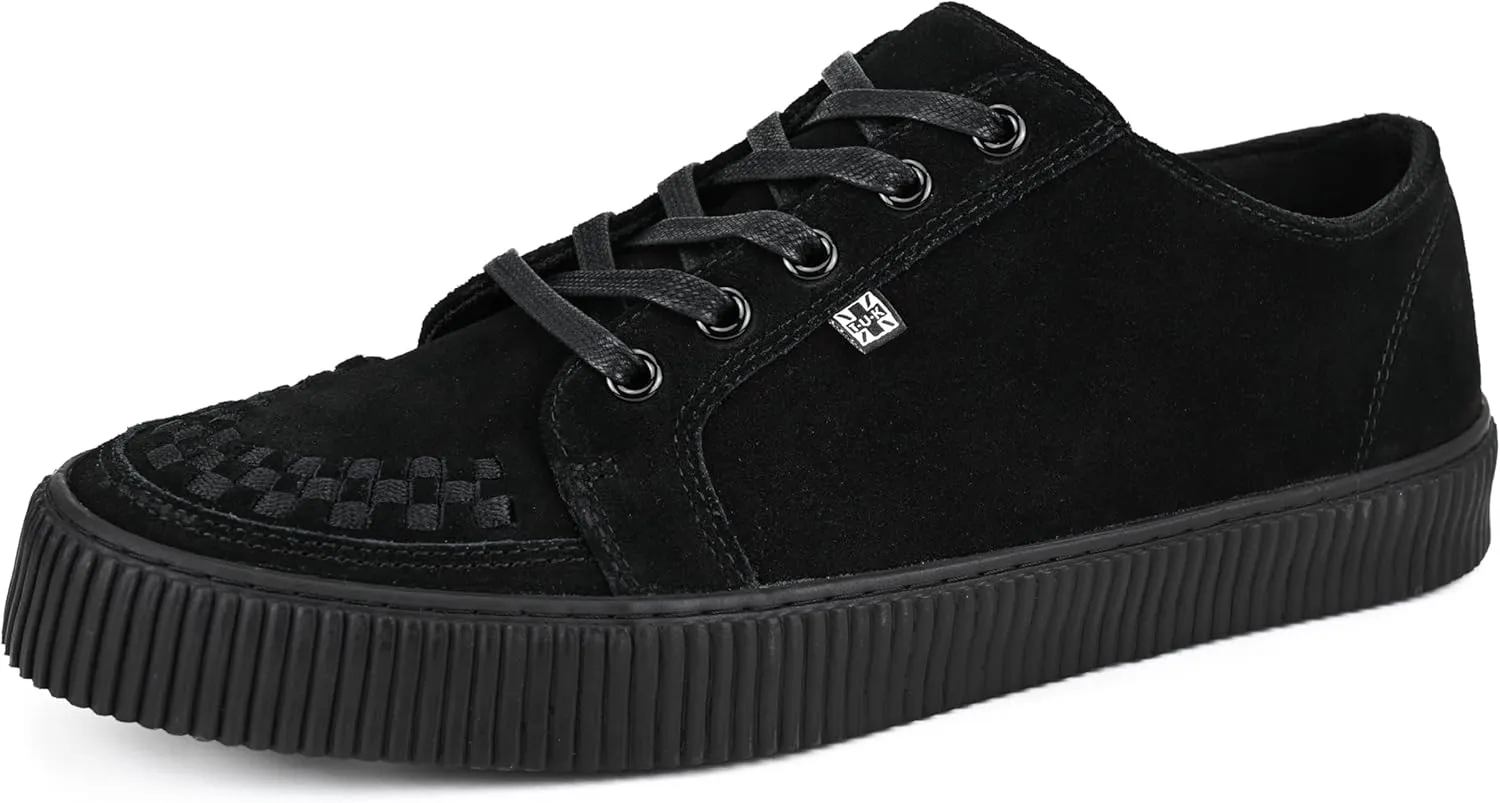 T.U.K. Ribbed Sole Sneaker - Creeper Style Sneakers for Men and Women - Leather and Suede Sneakers - Lace-up Shoes - Punk Skate Rock Style Sneakers
