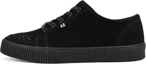 T.U.K. Ribbed Sole Sneaker - Creeper Style Sneakers for Men and Women - Leather and Suede Sneakers - Lace-up Shoes - Punk Skate Rock Style Sneakers