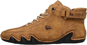 Tzsaixeh Hiking Shoes Men's Fashion Sneakers Casual Running Shoes Slip-on Chukka Boots Men's Hiking Boots