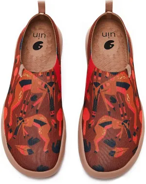 UIN Men's Loafers Travel Shoes Slip On Knitted Walking Shoes Casual Lightweight Comfort Fashion Sneaker Love Confession Toledo Ⅱ