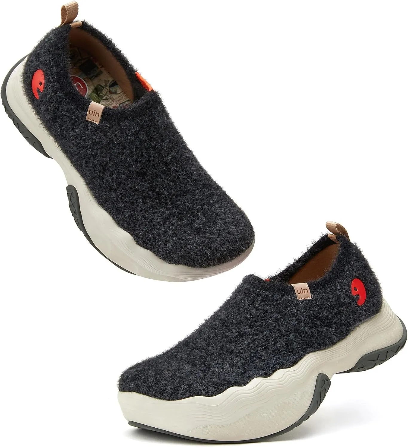 UIN Women's Walking Shoes Casual Slip On Loafers Lightweight Art Painted Platform Fashion Sneaker Toledo Ⅴ