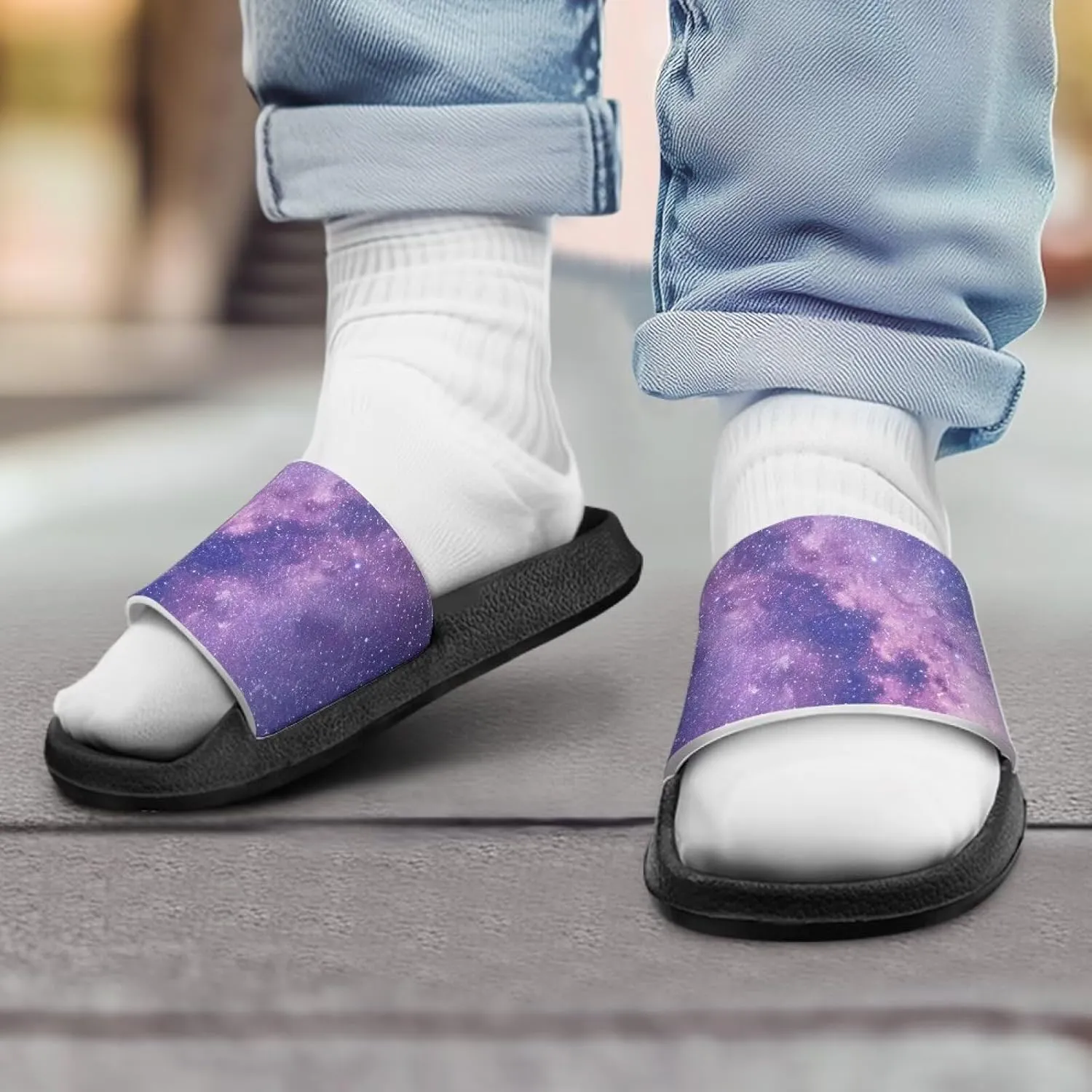 Unisex-Child Bathroom Shower Sandals Open Toe Soft Sole Sandals Summer Non-slip Beach Pool Shoes Outdoor Sandals