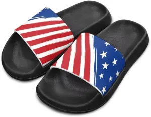 Unisex-Child Bathroom Shower Sandals Open Toe Soft Sole Sandals Summer Non-slip Beach Pool Shoes Outdoor Sandals