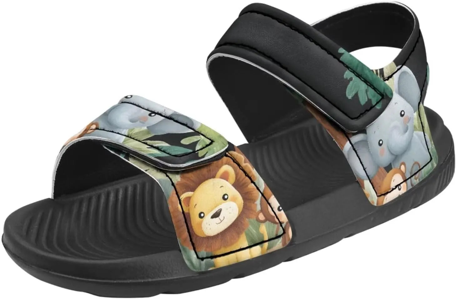 Unisex Kids Sandals Horse Summer Shoes Boys and Girls Adjustable Sport Athletic Outdoor Sandals for Toddler/Little Kid/Big Kid