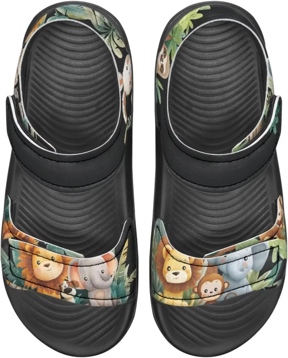 Unisex Kids Sandals Horse Summer Shoes Boys and Girls Adjustable Sport Athletic Outdoor Sandals for Toddler/Little Kid/Big Kid