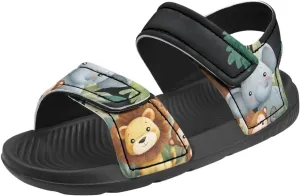 Unisex Kids Sandals Horse Summer Shoes Boys and Girls Adjustable Sport Athletic Outdoor Sandals for Toddler/Little Kid/Big Kid