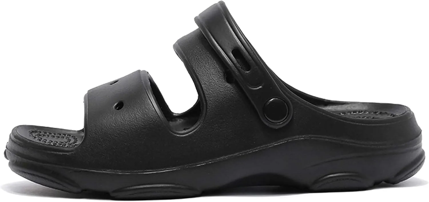 Unisex Open-Toe Adjustable Sandals Breathable Strappy Design with Quick-Dry Sole Ideal for Beach