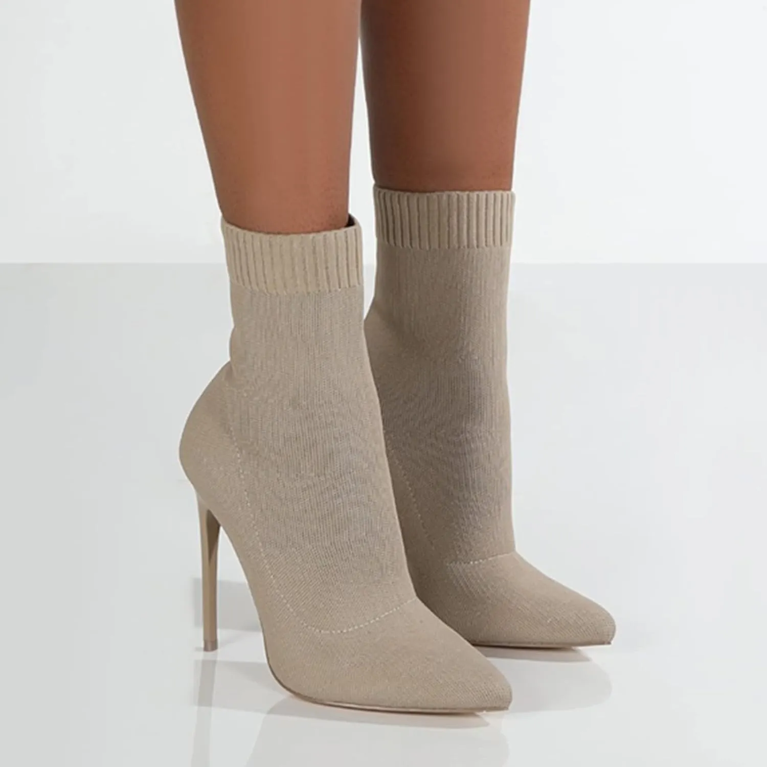 UOQAPRE Women's Over The Knee Thigh High Heel Boots,Pointed -Toe Side Comfy Long Boots Platform High Heel Booties for Women
