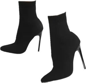 UOQAPRE Women's Over The Knee Thigh High Heel Boots,Pointed -Toe Side Comfy Long Boots Platform High Heel Booties for Women