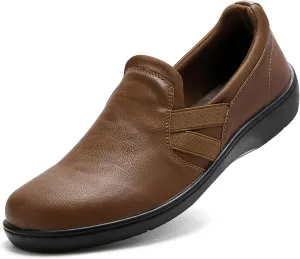 UZB Orthopedic Loafers for Women Slip on Shoes Comfortable Casual Dress Shoes with Memory Foam