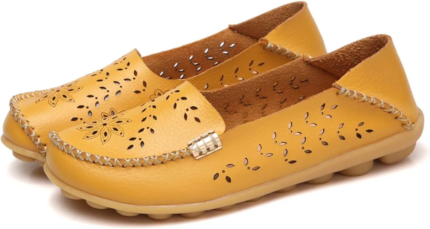 VenusCelia Women's Comfort Walking Boat Shoe