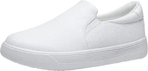 Vepose 8008 Slip on Sneakers Women Fashion Sneakers Comfortable Casual Loafers Shoes with Memory Foam