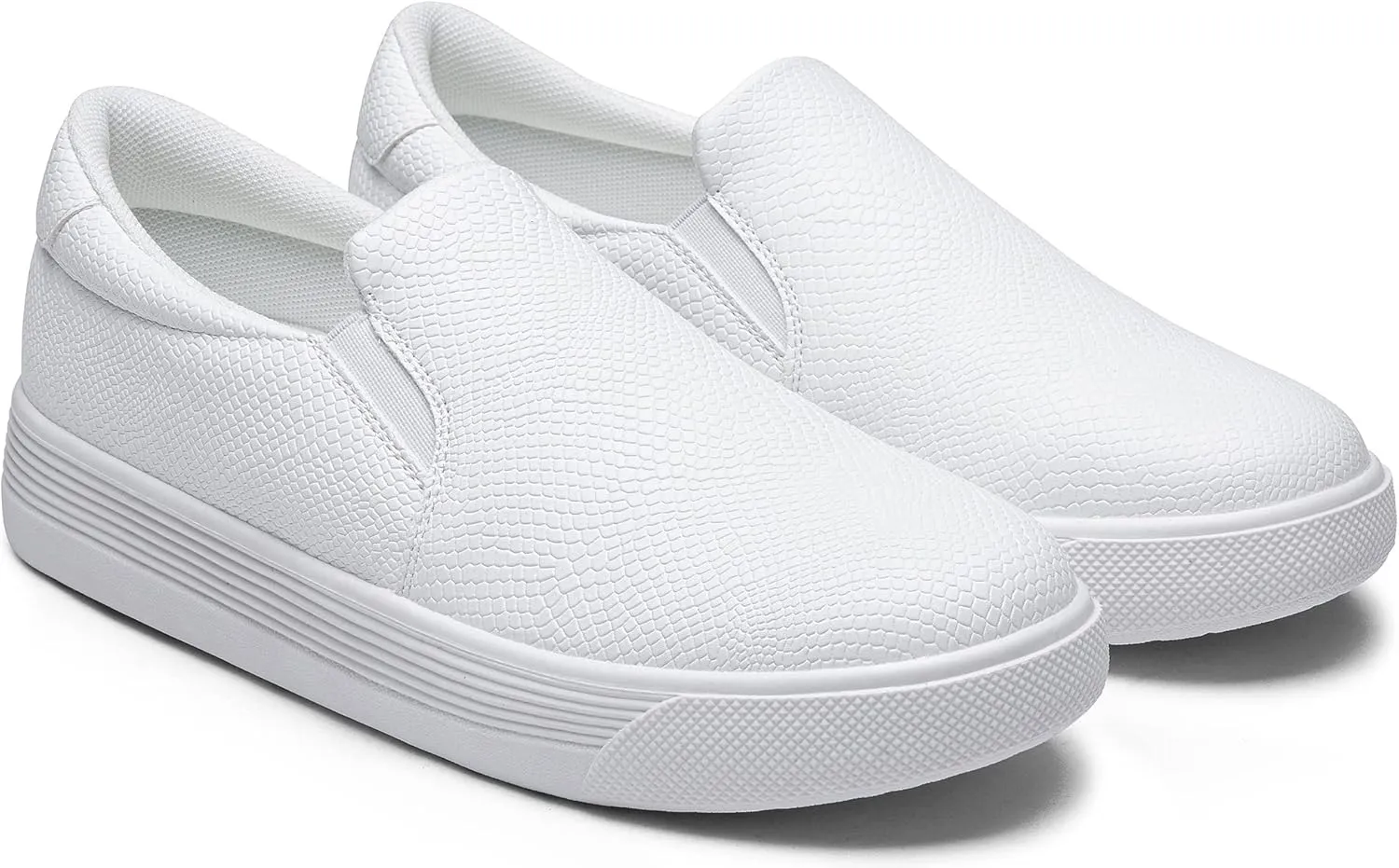 Vepose 8008 Slip on Sneakers Women Fashion Sneakers Comfortable Casual Loafers Shoes with Memory Foam